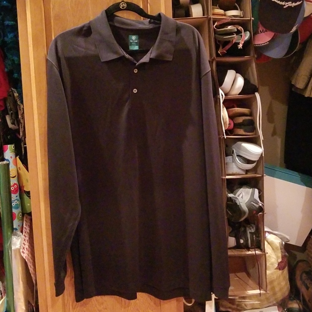 Men's long sleeve golf shirt